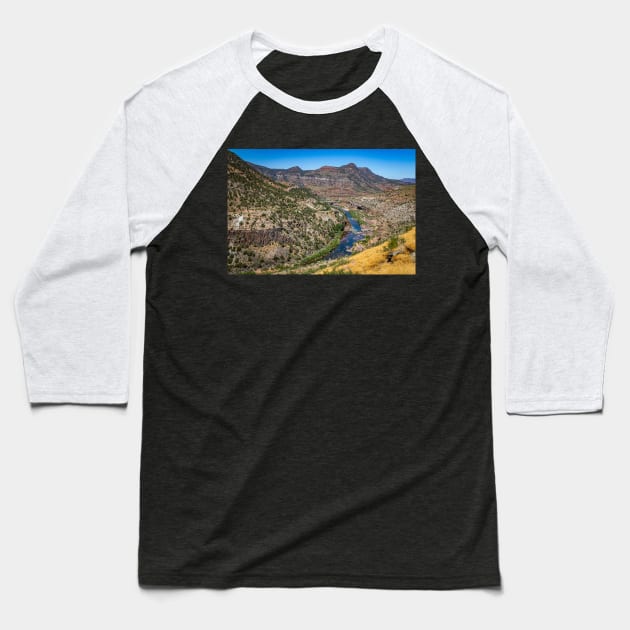 Salt River Canyon Wilderness Baseball T-Shirt by Gestalt Imagery